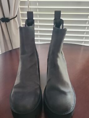 MIA Black Platform Chelsea Ankle Boots